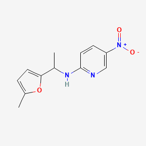 n-(1-(5-Methylfuran-2-yl)ethyl)-5-nitropyridin-2-amine