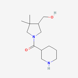 (4-(Hydroxymethyl)-3,3-dimethylpyrrolidin-1-yl)(piperidin-3-yl)methanone