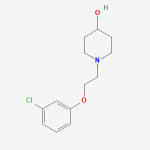 1-(2-(3-Chlorophenoxy)ethyl)piperidin-4-ol