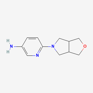 6-(tetrahydro-1H-furo[3,4-c]pyrrol-5(3H)-yl)pyridin-3-amine