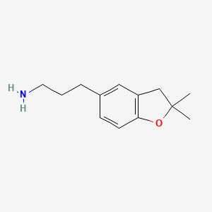 2,3-Dihydro-2,2-dimethyl-5-benzofuranpropanamine