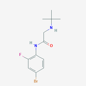 N-(4-bromo-2-fluorophenyl)-2-(tert-butylamino)acetamide