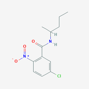 5-Chloro-2-nitro-N-(pentan-2-YL)benzamide