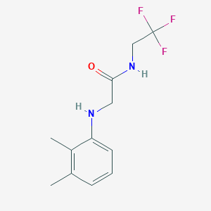 molecular formula C12H15F3N2O B14911633 2-((2,3-Dimethylphenyl)amino)-N-(2,2,2-trifluoroethyl)acetamide 