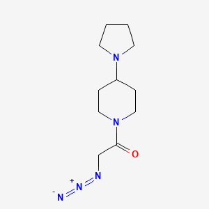 2-Azido-1-(4-(pyrrolidin-1-yl)piperidin-1-yl)ethan-1-one