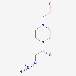 2-Azido-1-(4-(2-fluoroethyl)piperazin-1-yl)ethan-1-one