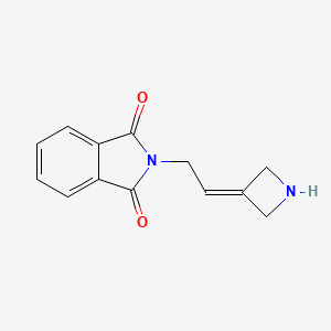 molecular formula C13H12N2O2 B14911681 2-(2-(Azetidin-3-ylidene)ethyl)isoindoline-1,3-dione 