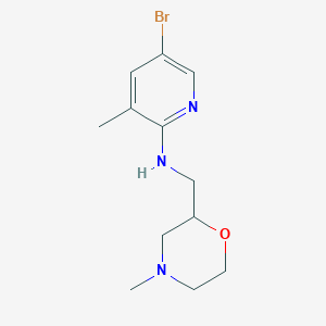 5-Bromo-3-methyl-N-((4-methylmorpholin-2-yl)methyl)pyridin-2-amine