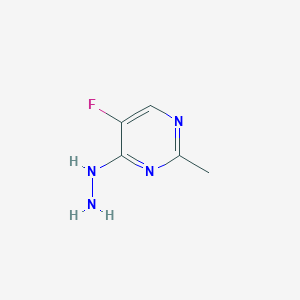 5-Fluoro-4-hydrazinyl-2-methylpyrimidine