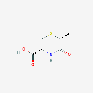 molecular formula C6H9NO3S B14911731 (3R,6R)-6-Methyl-5-oxothiomorpholine-3-carboxylic acid 