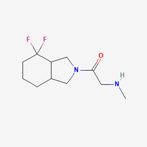 1-(4,4-difluorooctahydro-2H-isoindol-2-yl)-2-(methylamino)ethan-1-one