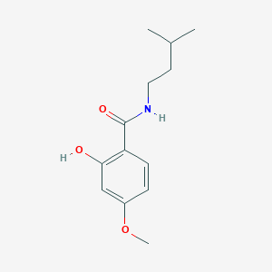 molecular formula C13H19NO3 B14911764 2-Hydroxy-N-isopentyl-4-methoxybenzamide 