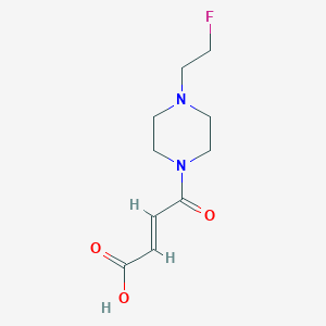 (E)-4-(4-(2-fluoroethyl)piperazin-1-yl)-4-oxobut-2-enoic acid