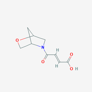 (E)-4-(2-oxa-5-azabicyclo[2.2.1]heptan-5-yl)-4-oxobut-2-enoic acid