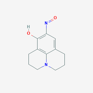 9-nitroso-2,3,6,7-tetrahydro-1H,5H-pyrido[3,2,1-ij]quinolin-8-ol