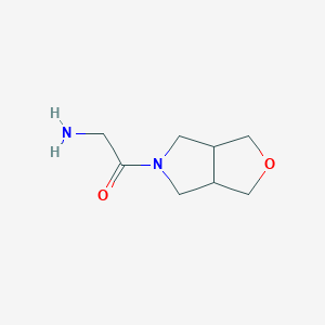 2-amino-1-(tetrahydro-1H-furo[3,4-c]pyrrol-5(3H)-yl)ethan-1-one