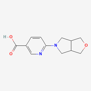 6-(tetrahydro-1H-furo[3,4-c]pyrrol-5(3H)-yl)nicotinic acid