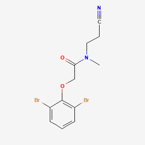 N-(2-cyanoethyl)-2-(2,6-dibromophenoxy)-N-methylacetamide