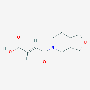 (E)-4-(hexahydrofuro[3,4-c]pyridin-5(3H)-yl)-4-oxobut-2-enoic acid