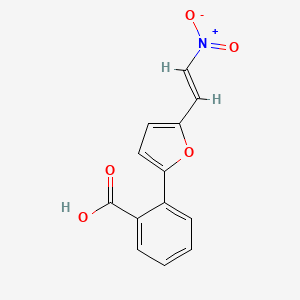 2-{5-[(E)-2-nitroethenyl]furan-2-yl}benzoic acid