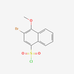 3-Bromo-4-methoxynaphthalene-1-sulfonyl chloride