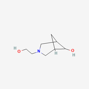 3-(2-Hydroxyethyl)-3-azabicyclo[3.1.1]heptan-6-ol