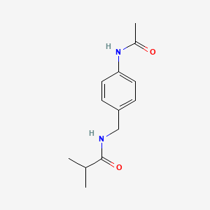 n-(4-Acetamidobenzyl)isobutyramide