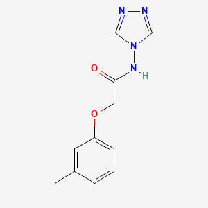 2-(3-methylphenoxy)-N-(4H-1,2,4-triazol-4-yl)acetamide