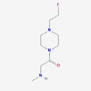 1-(4-(2-Fluoroethyl)piperazin-1-yl)-2-(methylamino)ethan-1-one