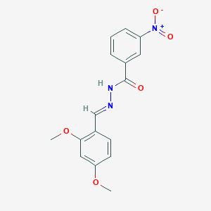 N'-[(E)-(2,4-dimethoxyphenyl)methylidene]-3-nitrobenzohydrazide