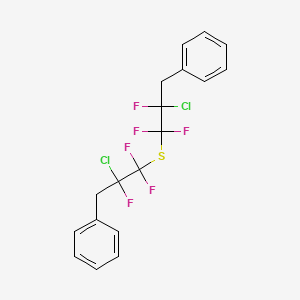 molecular formula C18H14Cl2F6S B14911939 Benzyl-2-chloro-1,1,2-trifluoroethyl sulfide 