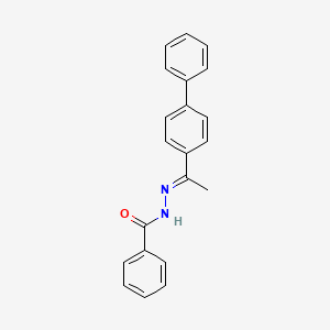 N'-[1-(4-biphenylyl)ethylidene]benzohydrazide