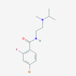 4-Bromo-2-fluoro-N-(2-(isopropyl(methyl)amino)ethyl)benzamide