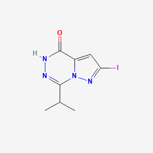 8-Iodo-2-isopropylpyrazolo[1,5-d][1,2,4]triazinone