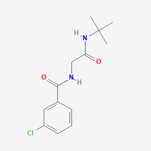 n-(2-(Tert-butylamino)-2-oxoethyl)-3-chlorobenzamide