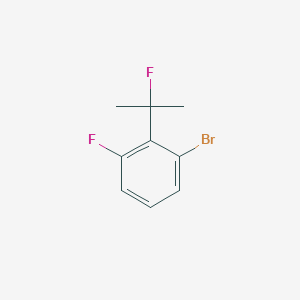 1-Bromo-3-fluoro-2-(2-fluoropropan-2-yl)benzene