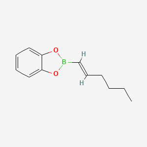 1,3,2-benzodioxaborole, 2-[(1E)-1-hexenyl]-