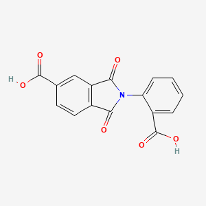 molecular formula C16H9NO6 B14912087 2-(2-carboxyphenyl)-1,3-dioxo-2,3-dihydro-1H-isoindole-5-carboxylic acid 