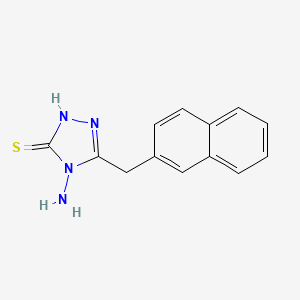 4-Amino-3-(naphthalen-2-ylmethyl)-1H-1,2,4-triazole-5(4H)-thione