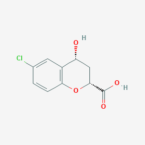 (2R,4R)-6-Chloro-4-hydroxychroman-2-carboxylic acid