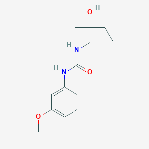 molecular formula C13H20N2O3 B14912214 1-(2-Hydroxy-2-methylbutyl)-3-(3-methoxyphenyl)urea 