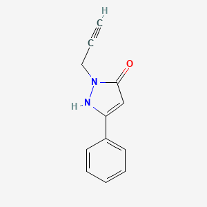 3-phenyl-1-(prop-2-yn-1-yl)-1H-pyrazol-5-ol