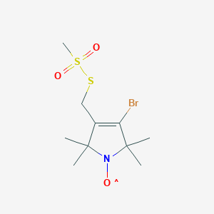 S-((4-Bromo-2,2,5,5-tetramethyl-2,5-dihydro-1H-pyrrol-3-yl)methyl) methanesulfonothioate-1-oxyl