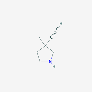 3-Ethynyl-3-methylpyrrolidine