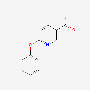 4-Methyl-6-phenoxynicotinaldehyde