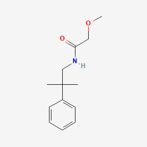 molecular formula C13H19NO2 B14912297 2-methoxy-N-(2-methyl-2-phenylpropyl)acetamide 