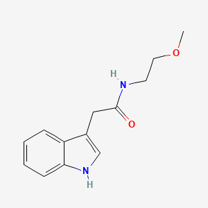 2-(1H-indol-3-yl)-N-(2-methoxyethyl)acetamide