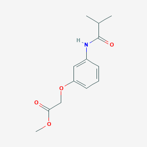 Methyl 2-(3-isobutyramidophenoxy)acetate