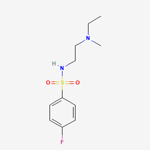 n-(2-(Ethyl(methyl)amino)ethyl)-4-fluorobenzenesulfonamide