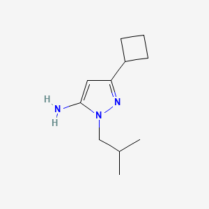 3-cyclobutyl-1-isobutyl-1H-pyrazol-5-amine